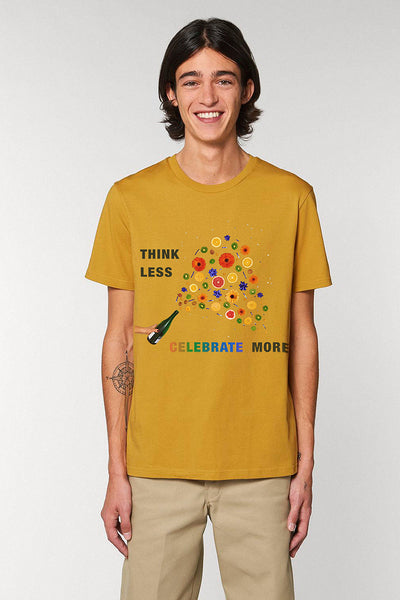 Yellow Celebrate Graphic T-Shirt, 100% organic cotton, Unisex, for Women & for Men