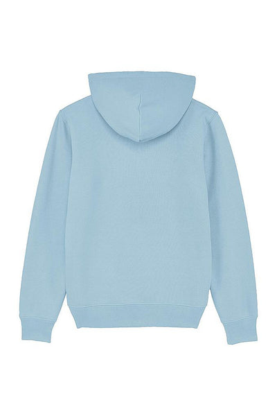 Light blue Cool Graphic Hoodie, Heavyweight, from organic cotton blend, Unisex, for Women & for Men