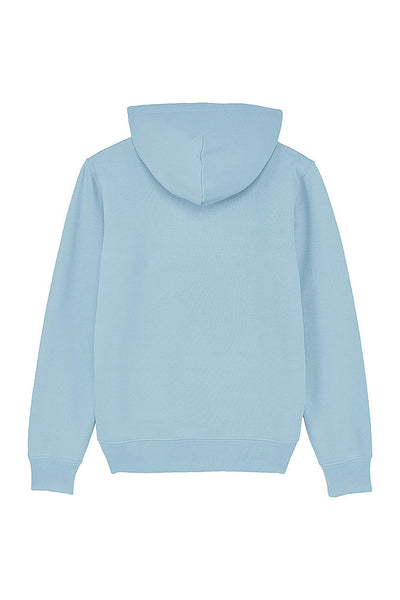 Light blue Cool Graphic Hoodie, Heavyweight, from organic cotton blend, Unisex, for Women & for Men