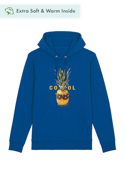 Blue Cool Graphic Hoodie, Heavyweight, from organic cotton blend, Unisex, for Women & for Men