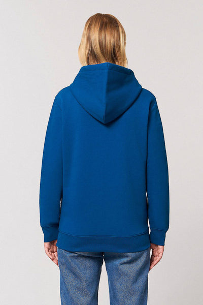 Blue Cool Graphic Hoodie, Heavyweight, from organic cotton blend, Unisex, for Women & for Men