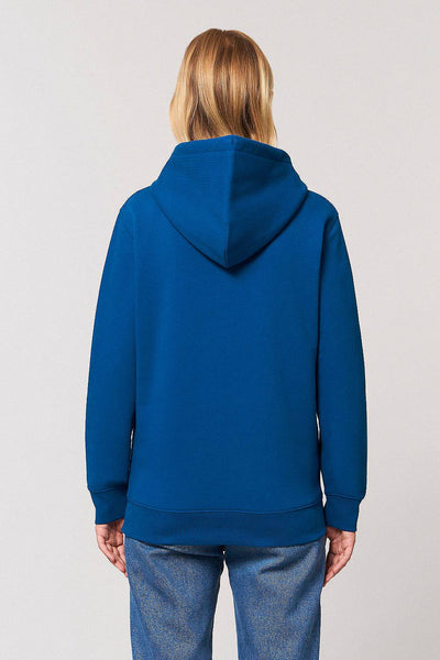 Blue Cool Graphic Hoodie, Heavyweight, from organic cotton blend, Unisex, for Women & for Men 