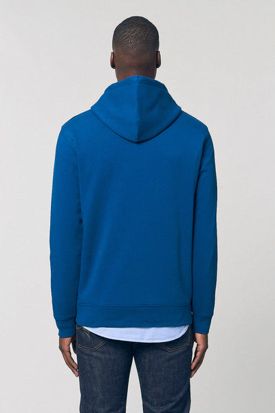 Blue Cool Graphic Hoodie, Heavyweight, from organic cotton blend, Unisex, for Women & for Men
