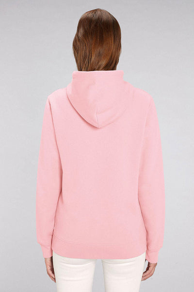 Cotton Pink Organic Cotton Printed Hoodie, Heavyweight, from organic cotton blend, Unisex, for Women & for Men