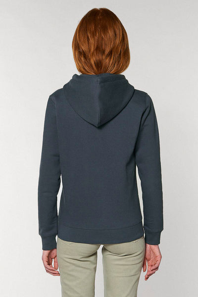 Dark grey Two Hands Graphic Hoodie, Heavyweight, from organic cotton blend, Unisex, for Women & for Men