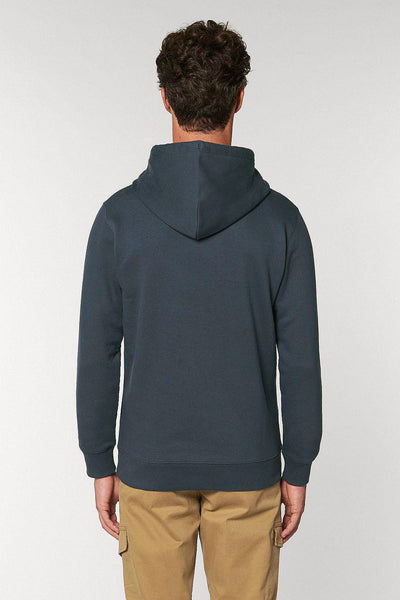 Dark grey Two Hands Graphic Hoodie, Heavyweight, from organic cotton blend, Unisex, for Women & for Men