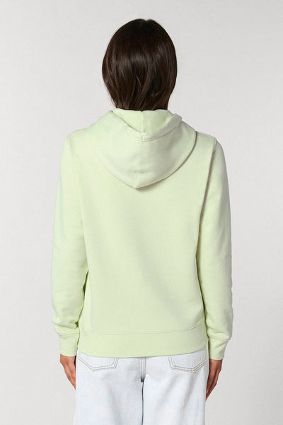 Light green Organic Cotton Printed Hoodie, Heavyweight, from organic cotton blend, Unisex, for Women & for Men