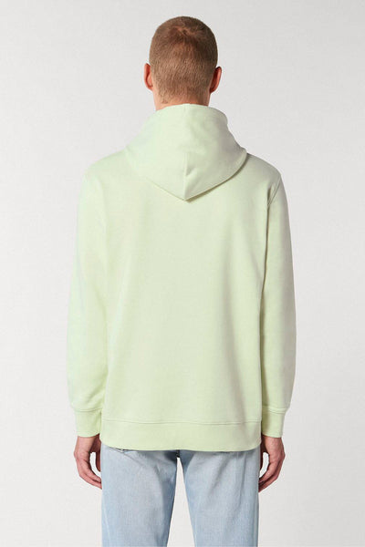 Light green Organic Cotton Printed Hoodie, Heavyweight, from organic cotton blend, Unisex, for Women & for Men