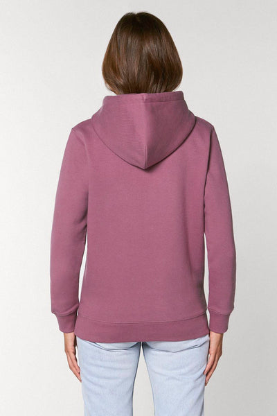 Purple Cool Graphic Hoodie, Heavyweight, from organic cotton blend, Unisex, for Women & for Men