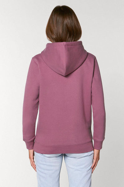 Purple Cool Graphic Hoodie, Heavyweight, from organic cotton blend, Unisex, for Women & for Men