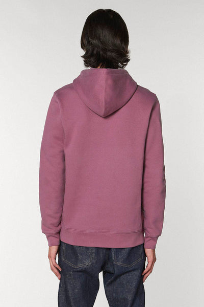 Purple Cool Graphic Hoodie, Heavyweight, from organic cotton blend, Unisex, for Women & for Men