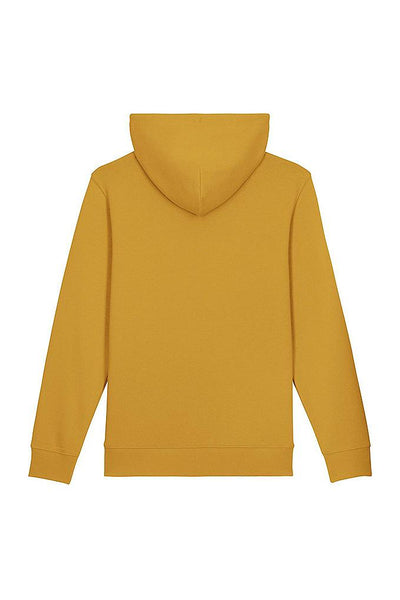Yellow Unicorn Graphic Hoodie, Heavyweight, from organic cotton blend