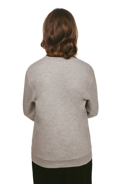 Grey Celebrate Graphic Sweatshirt, Heavyweight, from organic cotton blend, Unisex, for Women & for Men