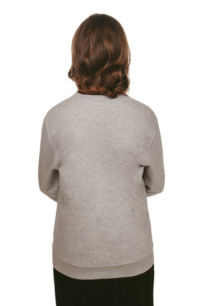Grey Celebrate Graphic Sweatshirt, Heavyweight, from organic cotton blend, Unisex, for Women & for Men