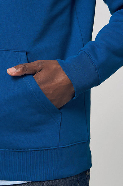 Blue Cool Graphic Hoodie, Heavyweight, from organic cotton blend, Unisex, for Women & for Men