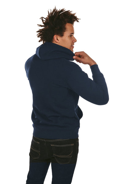 Navy Cool Graphic Hoodie, Heavyweight, from organic cotton blend, Unisex, for Women & for Men