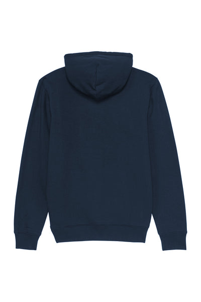 Navy Cool Graphic Hoodie, Heavyweight, from organic cotton blend, Unisex, for Women & for Men