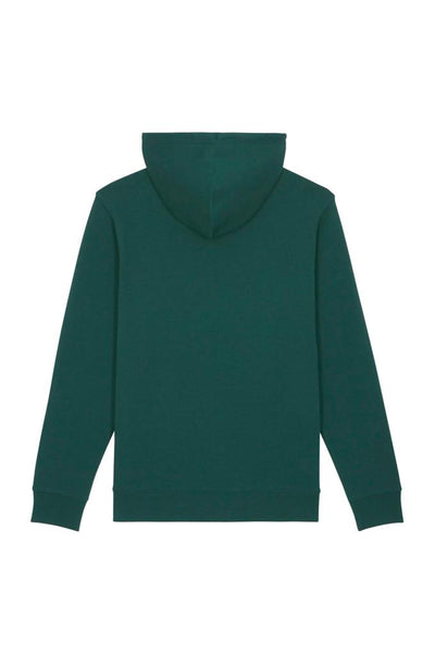 Green Organic Cotton Printed Hoodie, Heavyweight, from organic cotton blend, Unisex, for Women & for Men