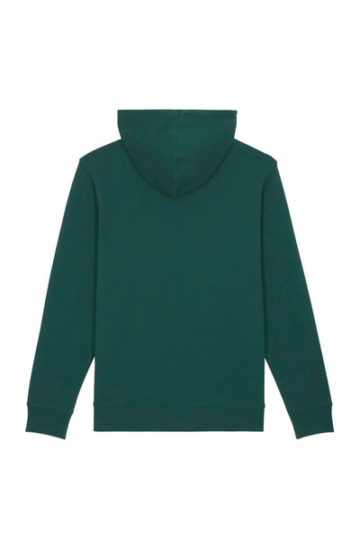 Green Organic Cotton Printed Hoodie, Heavyweight, from organic cotton blend, Unisex, for Women & for Men