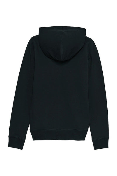 Black Women Cool Graphic Zip Up Hoodie, Heavyweight, from organic cotton blend