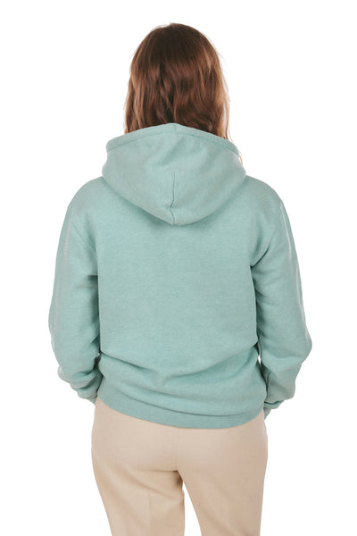 Mint green Your World Graphic Hoodie, Heavyweight, from organic cotton blend, Unisex, for Women & for Men