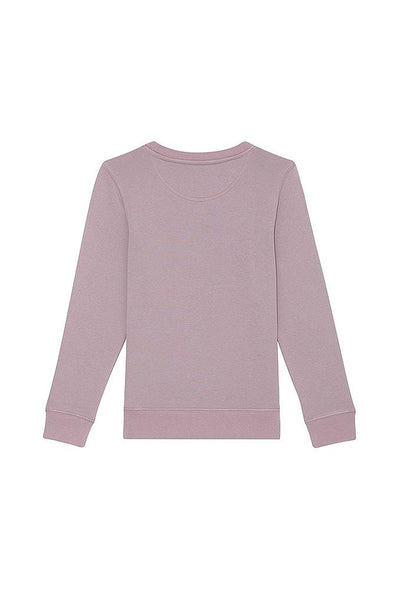 Lilac purple Kids Chocolate Love Graphic Sweatshirt, Medium-weight, from organic cotton blend, for girls & for boys