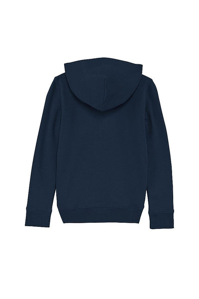 Navy Kids Cool Pineapple Hoodie, Medium-weight, from organic cotton blend, for girls & for boys