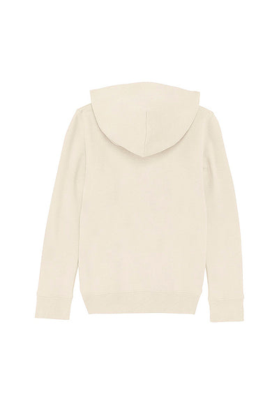 Beige Kids Chocolate Love Hoodie, Medium-weight, from organic cotton blend, for girls & for boys