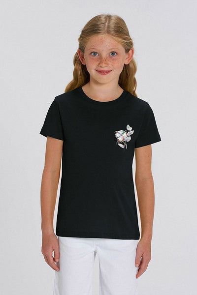 Black Kids Organic Cotton Graphic T-Shirt, 100% organic cotton, for girls & for boys