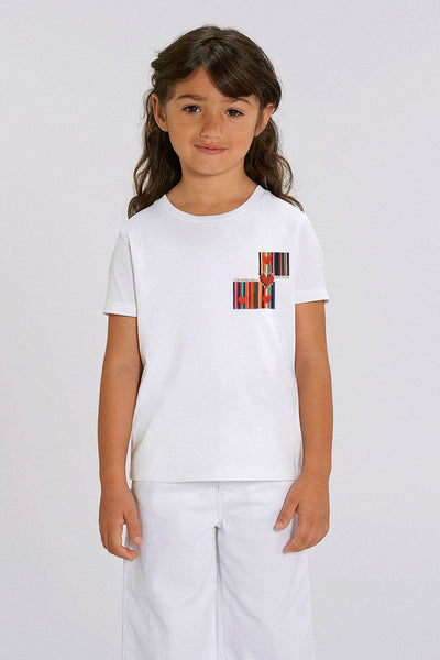 White Kids Love More Graphic T-Shirt, 100% organic cotton, for girls & for boys