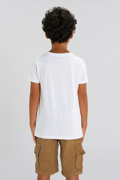 White Kids Love More Graphic T-Shirt, 100% organic cotton, for girls & for boys