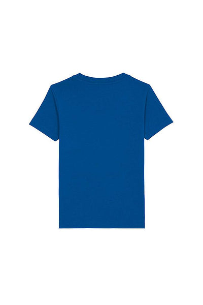 Blue Kids Cool Pineapple Crew Neck T-Shirt, 100% organic cotton, for girls & for boys