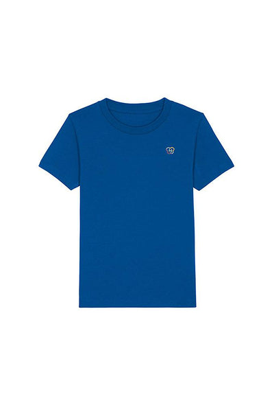 Blue Kids BHappy Logo Crew Neck T-Shirt, 100% organic cotton, for girls & for boys
