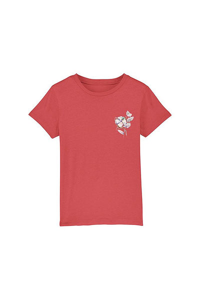 Red Kids Organic Cotton Graphic T-Shirt, 100% organic cotton, for girls & for boys
