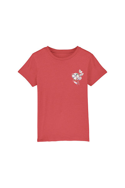 Red Kids Organic Cotton Graphic T-Shirt, 100% organic cotton, for girls & for boys