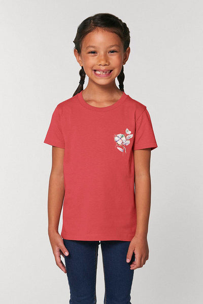 Red Kids Organic Cotton Graphic T-Shirt, 100% organic cotton, for girls & for boys