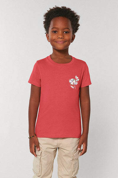 Red Kids Organic Cotton Graphic T-Shirt, 100% organic cotton, for girls & for boys