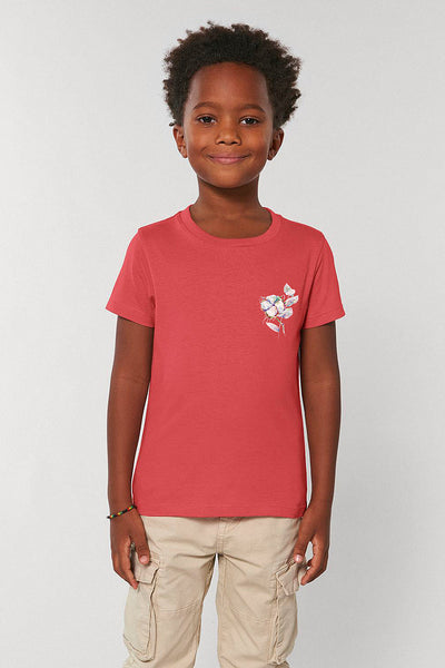 Red Kids Organic Cotton Graphic T-Shirt, 100% organic cotton, for girls & for boys