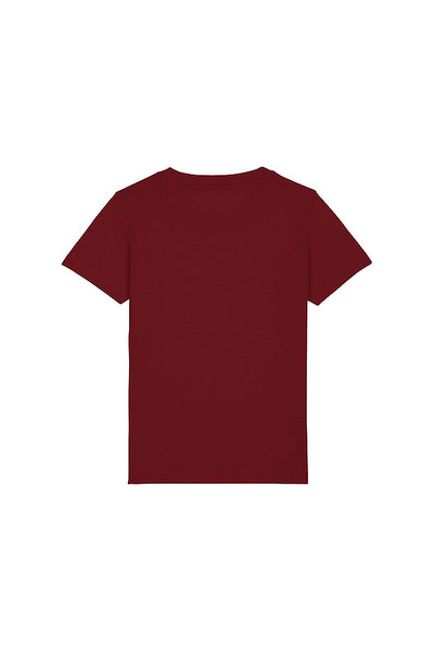 Burgundy Kids Love More Graphic T-Shirt, 100% organic cotton, for girls & for boys