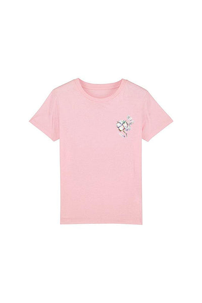 Cotton Pink Kids Organic Cotton Graphic T-Shirt, 100% organic cotton, for girls & for boys