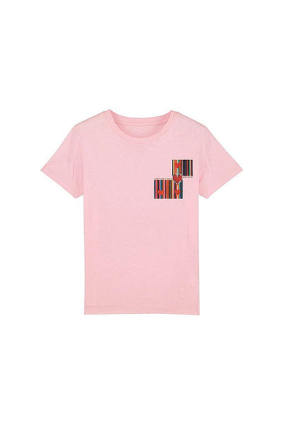 Cotton Pink Kids Love More Graphic T-Shirt, 100% organic cotton, for girls & for boys