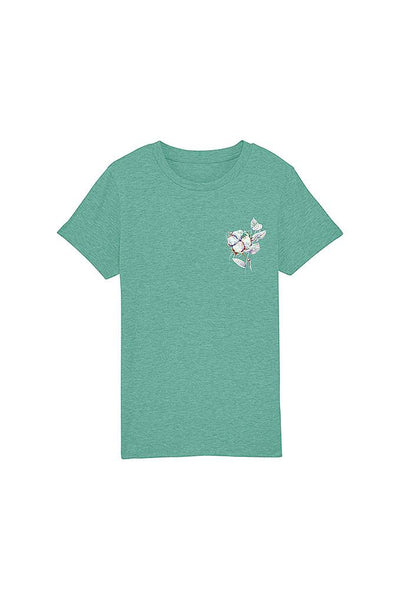 Mint green Kids Organic Cotton Graphic T-Shirt, 100% organic cotton, for girls & for boys