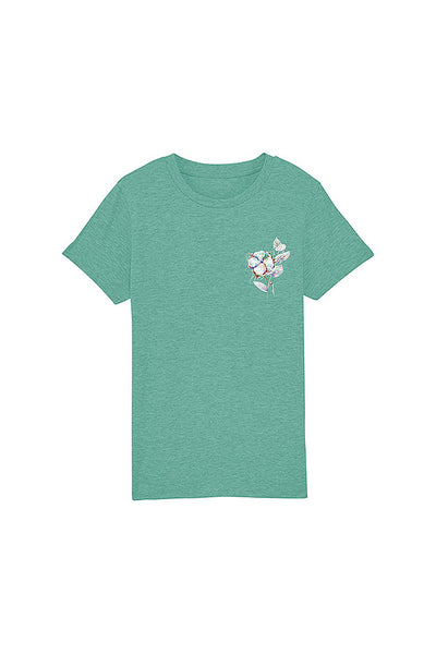 Mint green Kids Organic Cotton Graphic T-Shirt, 100% organic cotton, for girls & for boys