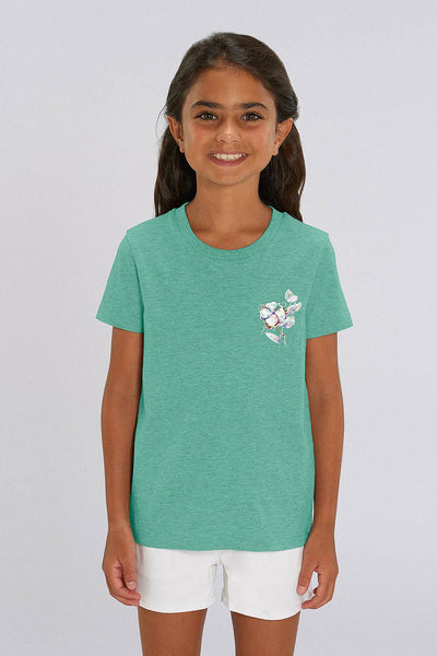 Mint green Kids Organic Cotton Graphic T-Shirt, 100% organic cotton, for girls & for boys