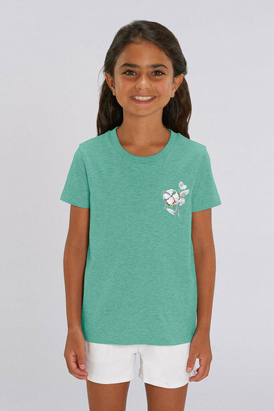 Mint green Kids Organic Cotton Graphic T-Shirt, 100% organic cotton, for girls & for boys