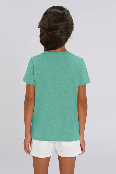 Mint green Kids Organic Cotton Graphic T-Shirt, 100% organic cotton, for girls & for boys