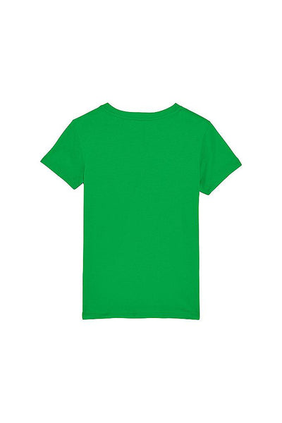 Green Kids Cool Pineapple Crew Neck T-Shirt, 100% organic cotton, for girls & for boys