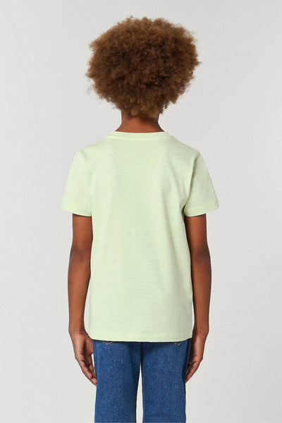 Light green Kids Organic Cotton Graphic T-Shirt, 100% organic cotton, for girls & for boys