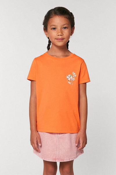 Orange Kids Organic Cotton Graphic T-Shirt, 100% organic cotton, for girls & for boys
