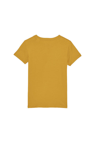 Yellow Kids Chocolate Love Graphic T-Shirt, 100% organic cotton, for girls & for boys